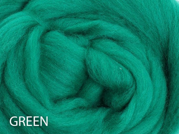 Ashford Kammzug Merino - Green