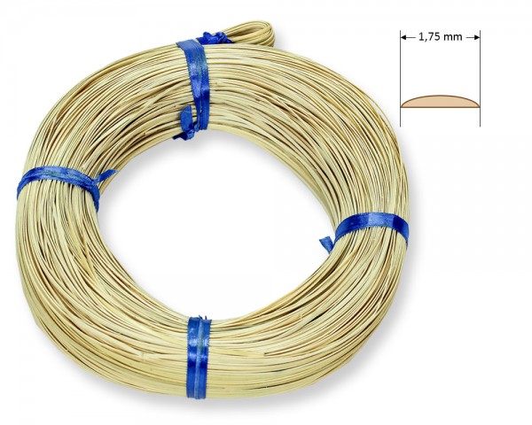 Stuhlflechtrohr Goldband 1,75 mm 1/4 kg