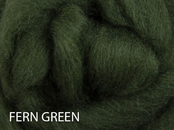 Ashford Kammzug Corriedale - Fern Green