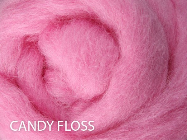 Ashford Kammzug Corriedale - Candy Floss