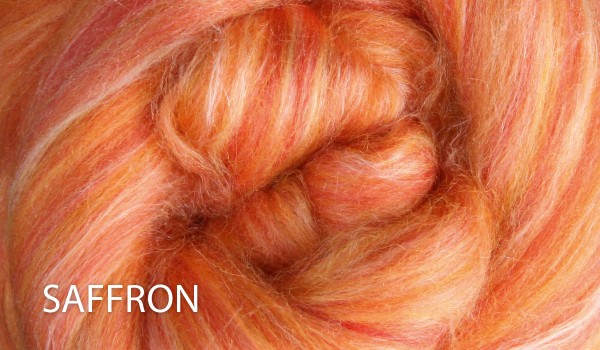 Ashford Kammzug Seide/Merino - Saffron