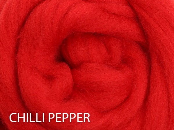 Ashford Kammzug Merino - Chilli Pepper