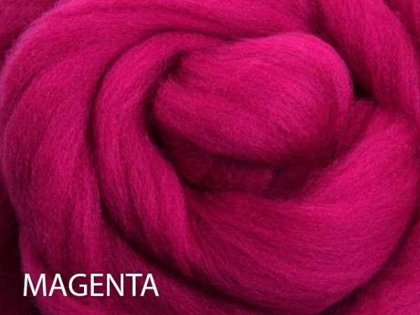 Ashford Kammzug Merino - Magenta