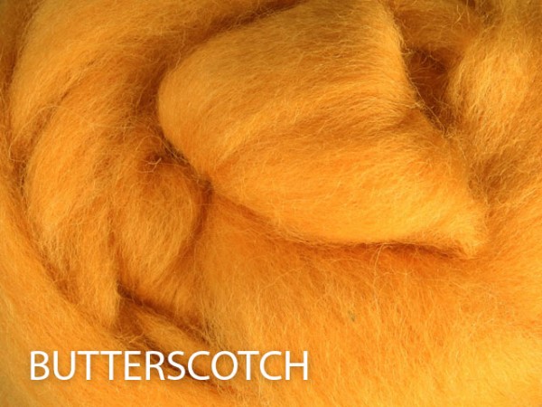 Ashford Kammzug Corriedale - Butterscotch