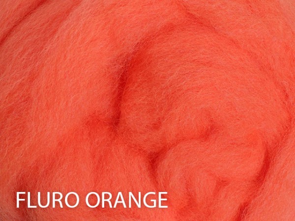 Ashford Kammzug Merino - Fluro Orange