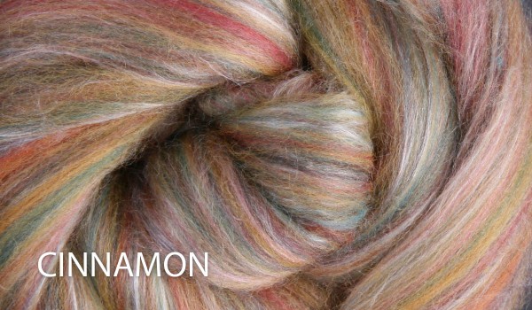 Ashford Kammzug Seide/Merino - Cinnamon