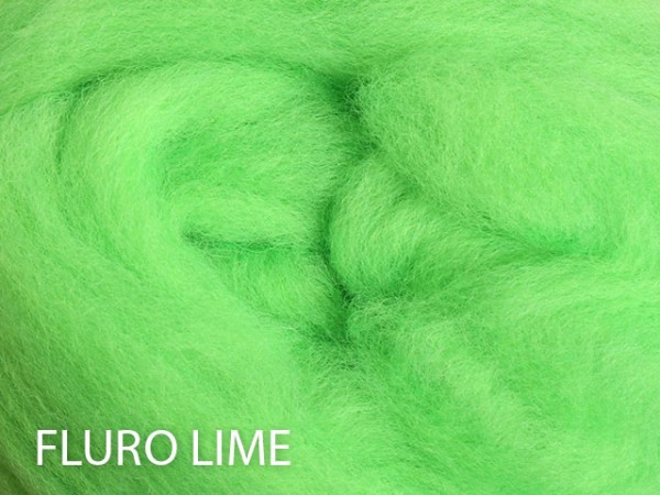 Ashford Kammzug Merino - Fluro Lime