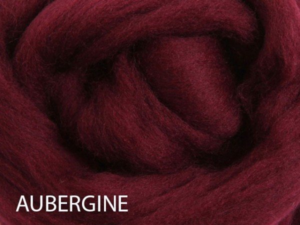 Ashford Kammzug Merino - Aubergine