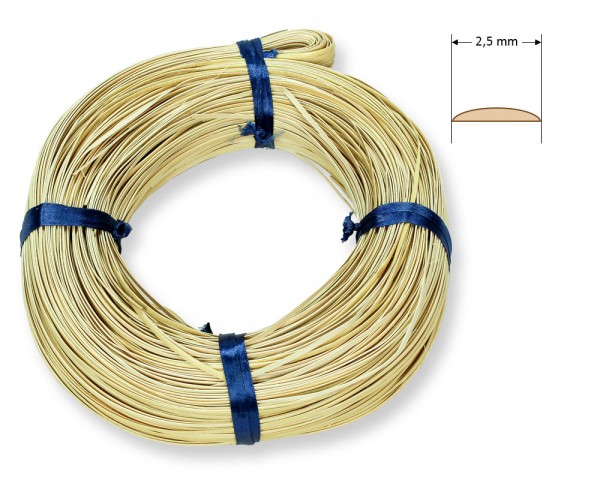 Stuhlflechtrohr Goldband 2,5 mm 1/4 kg